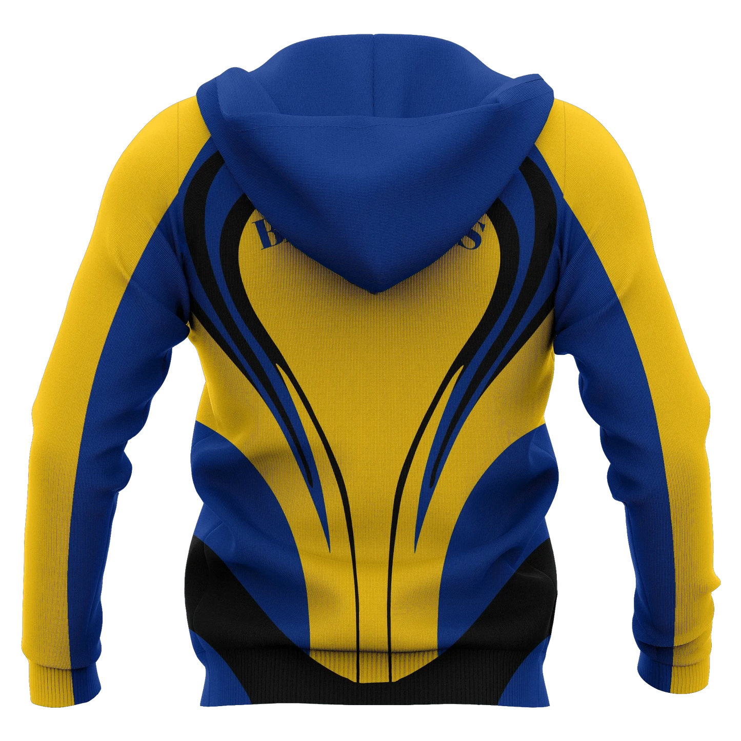 Barbados Flag Hoodie Cannon Style