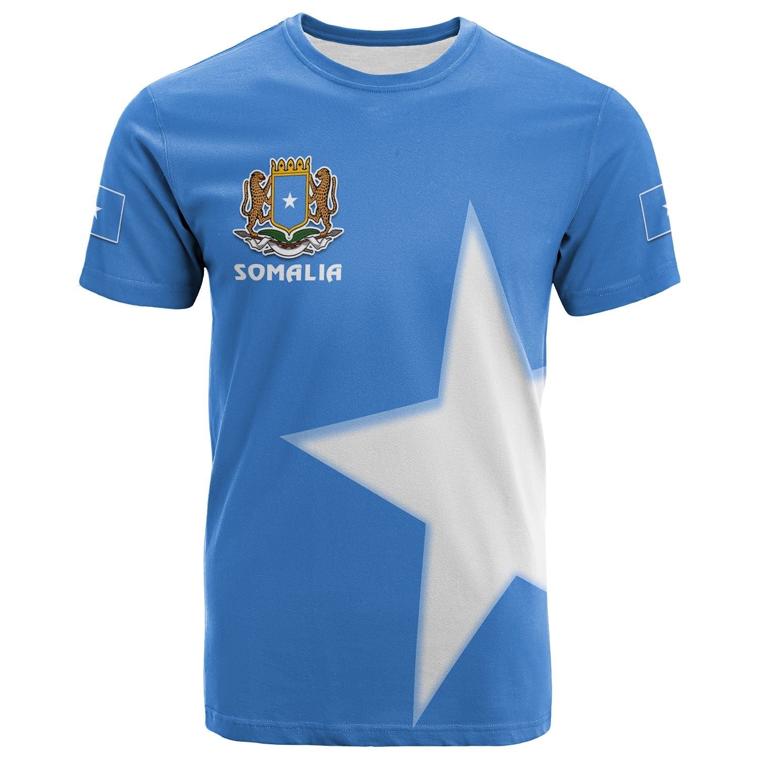 Somalia T Shirt Simple Star