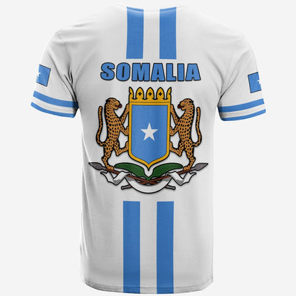 Somalia T Shirt Flag White