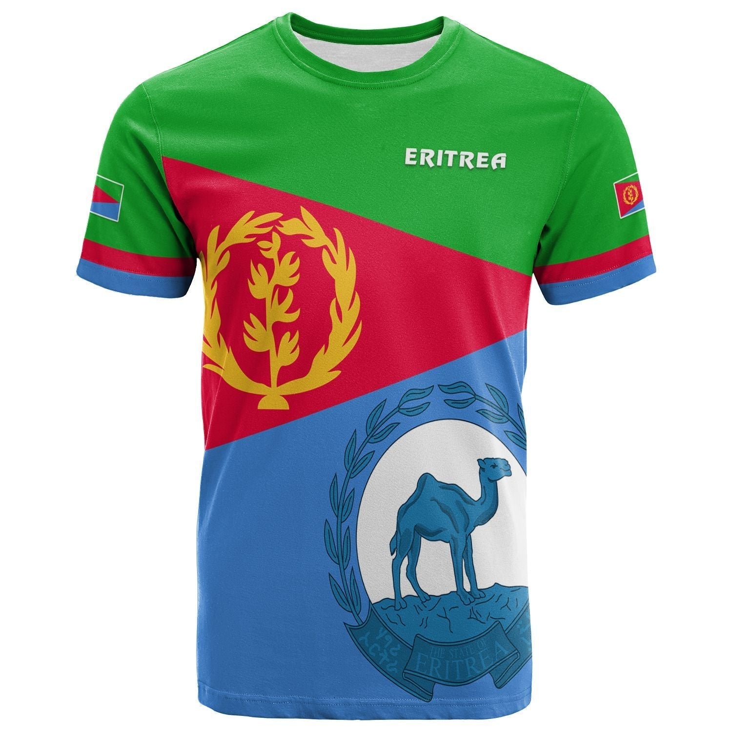 Eritrea T Shirt Flag 02