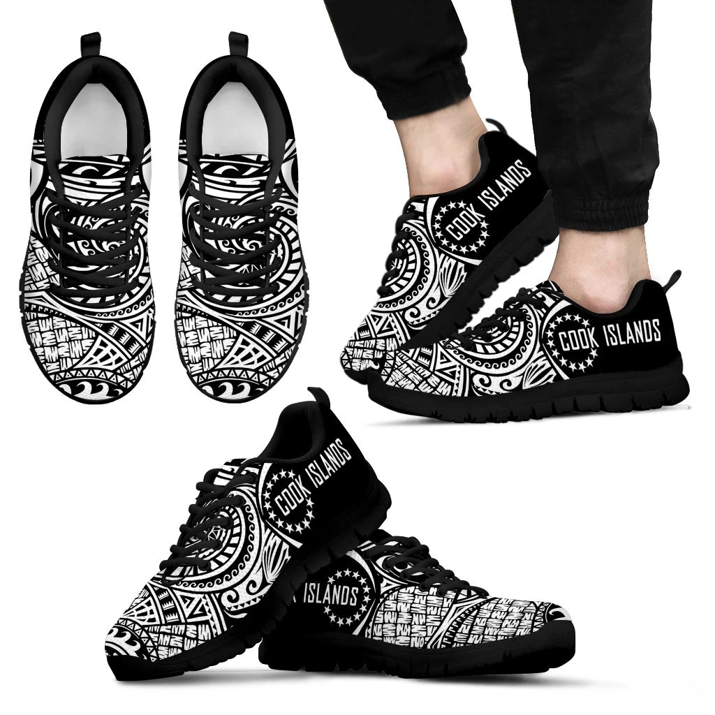 Cook Islands Polynesian Sneakers Circle Style 01