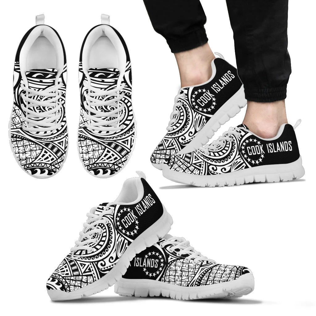 Cook Islands Polynesian Sneakers Circle Style 01