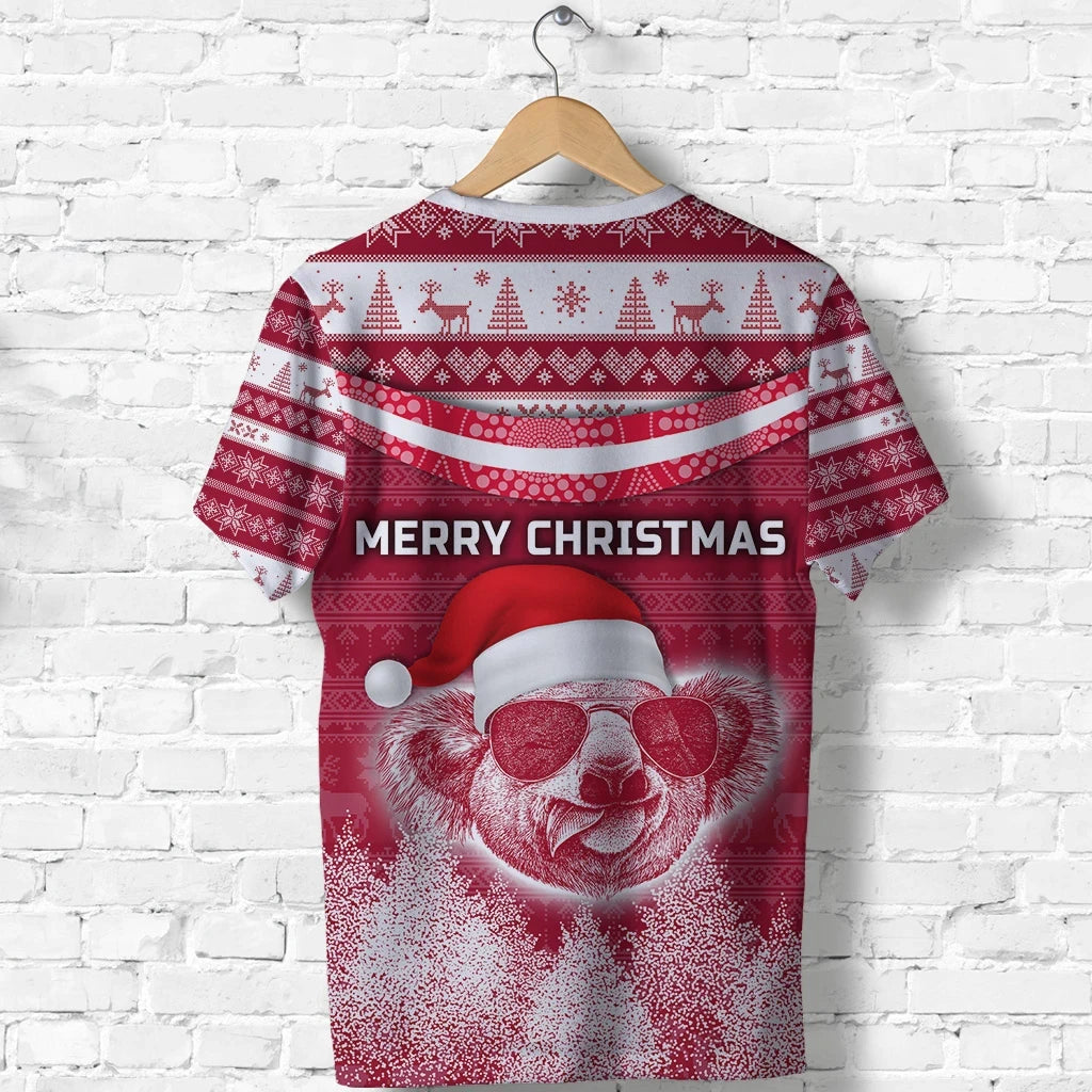 Australia Christmas Koala Bear T Shirt Simple Vibes Version