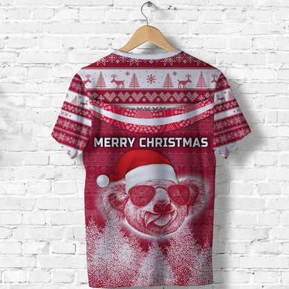 Australia Christmas Koala Bear T Shirt Simple Vibes Version