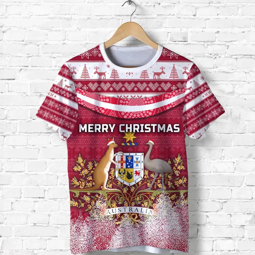 Australia Christmas T Shirt Simple Vibes Version