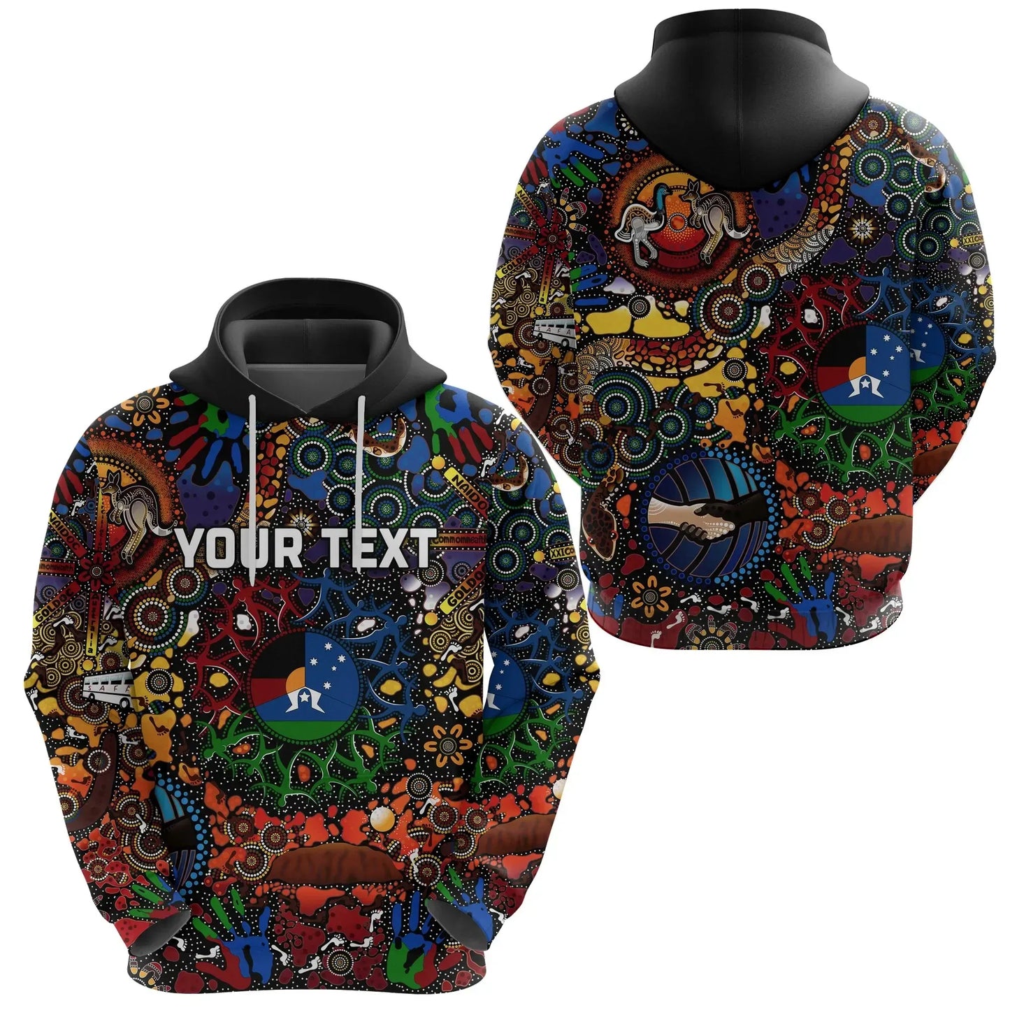 Custom Personalised Australia Naidoc Week 2021 Hoodie Indigenous Be Proud