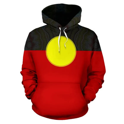 Australia Aboriginal Flag Hoodie