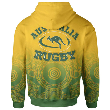 Australia Aboriginal Hoodie, Australia Rugby And Coat Of Arms
