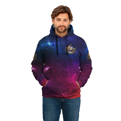 Australia Hoodie Galaxy Unisex Printed Zip Hoodie