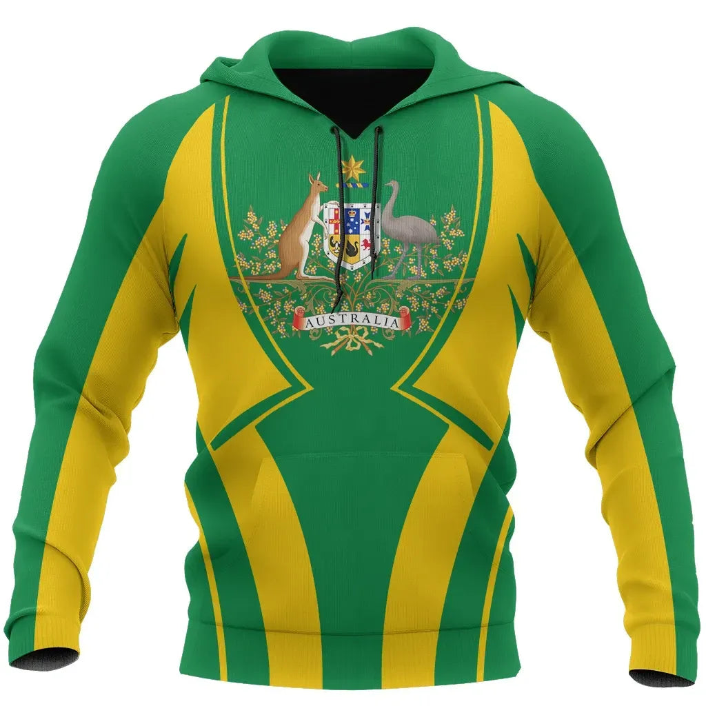 Australia In My Heart Hoodie Green Version