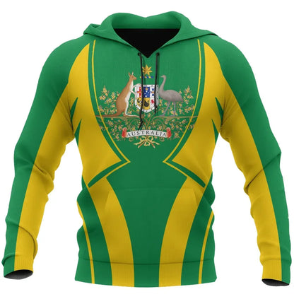 Australia In My Heart Hoodie Green Version