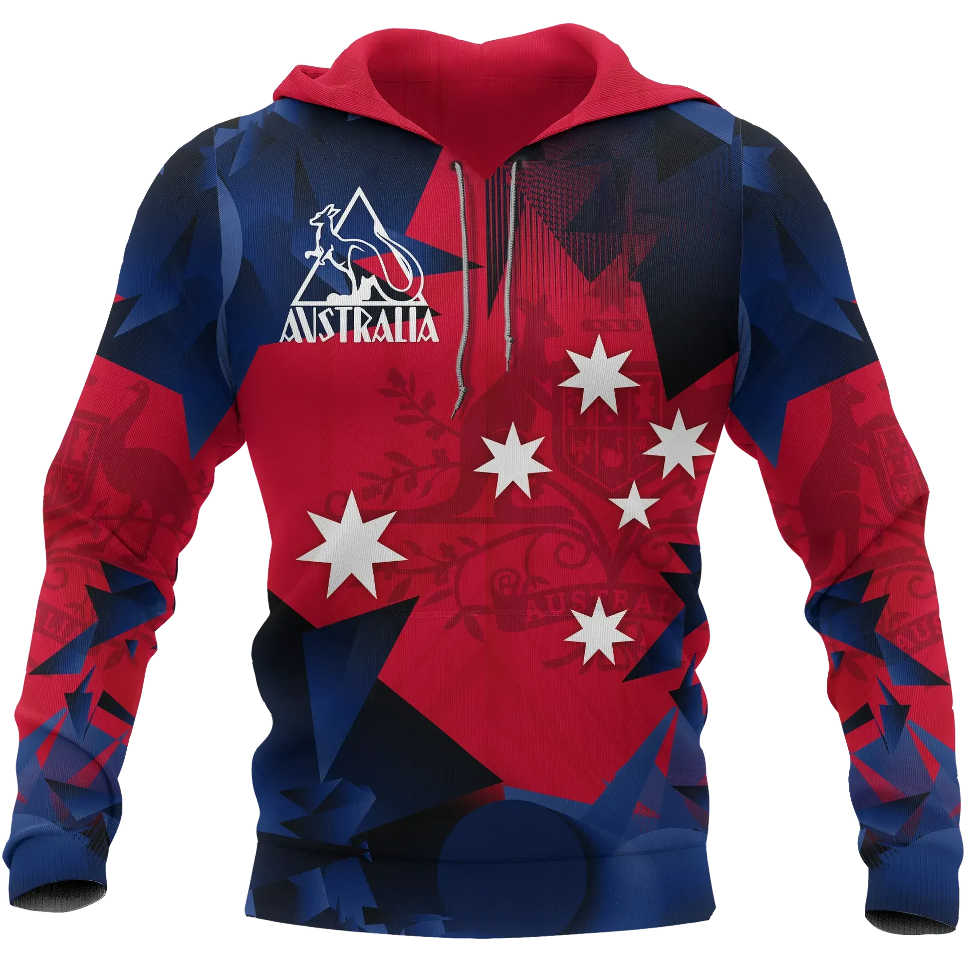 Australia Hoodie Australian Coat Of Arms Hoodie Southern Cross Australia Unisex