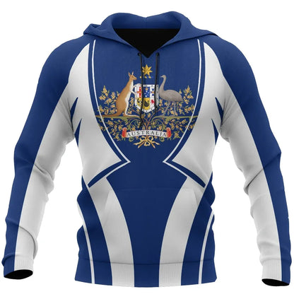 Australia In My Heart Hoodie Flag Version
