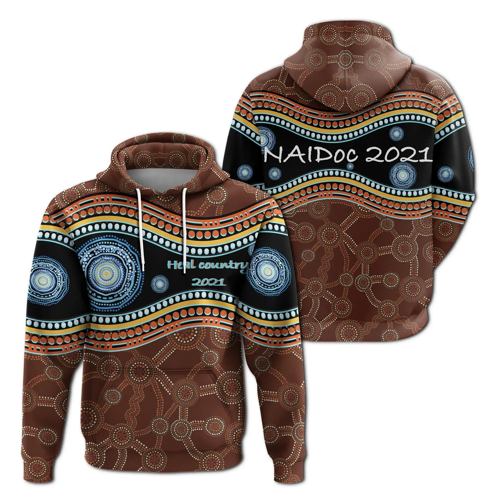 Australia Hoodie Naidoc Week 2021 Heal Country