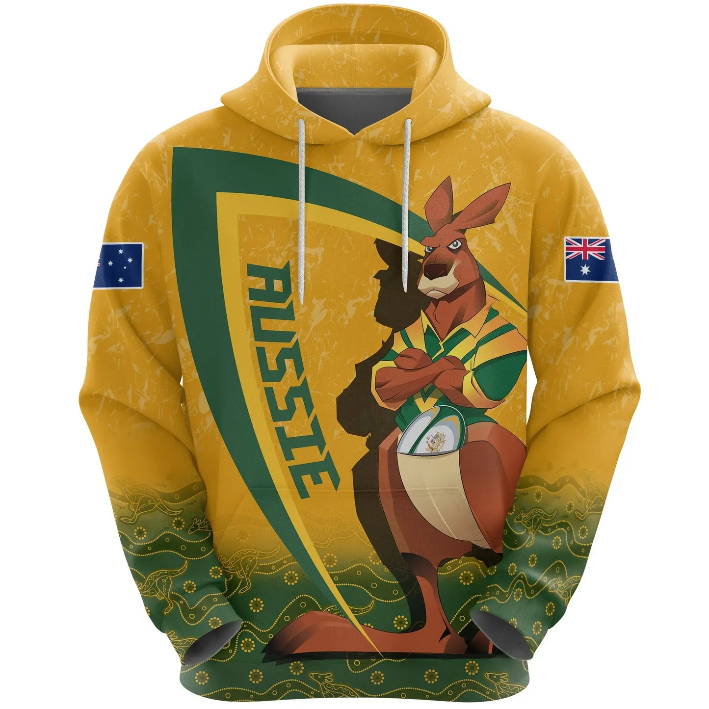 Australia Hoodie Rugby Kangaroo