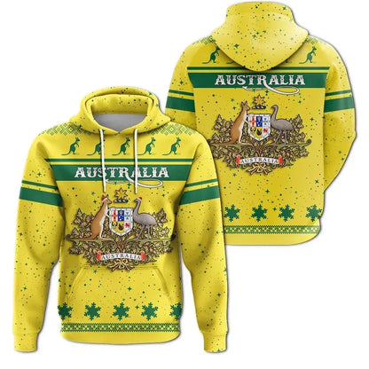 Christmas Australia 1 Coat Of Arms Hoodie
