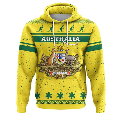 Christmas Australia 1 Coat Of Arms Hoodie