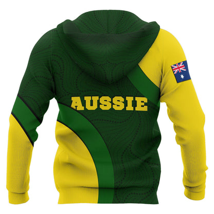 Australia Hoodie Australia Coat Of Arms Hoodie National Colors Unisex