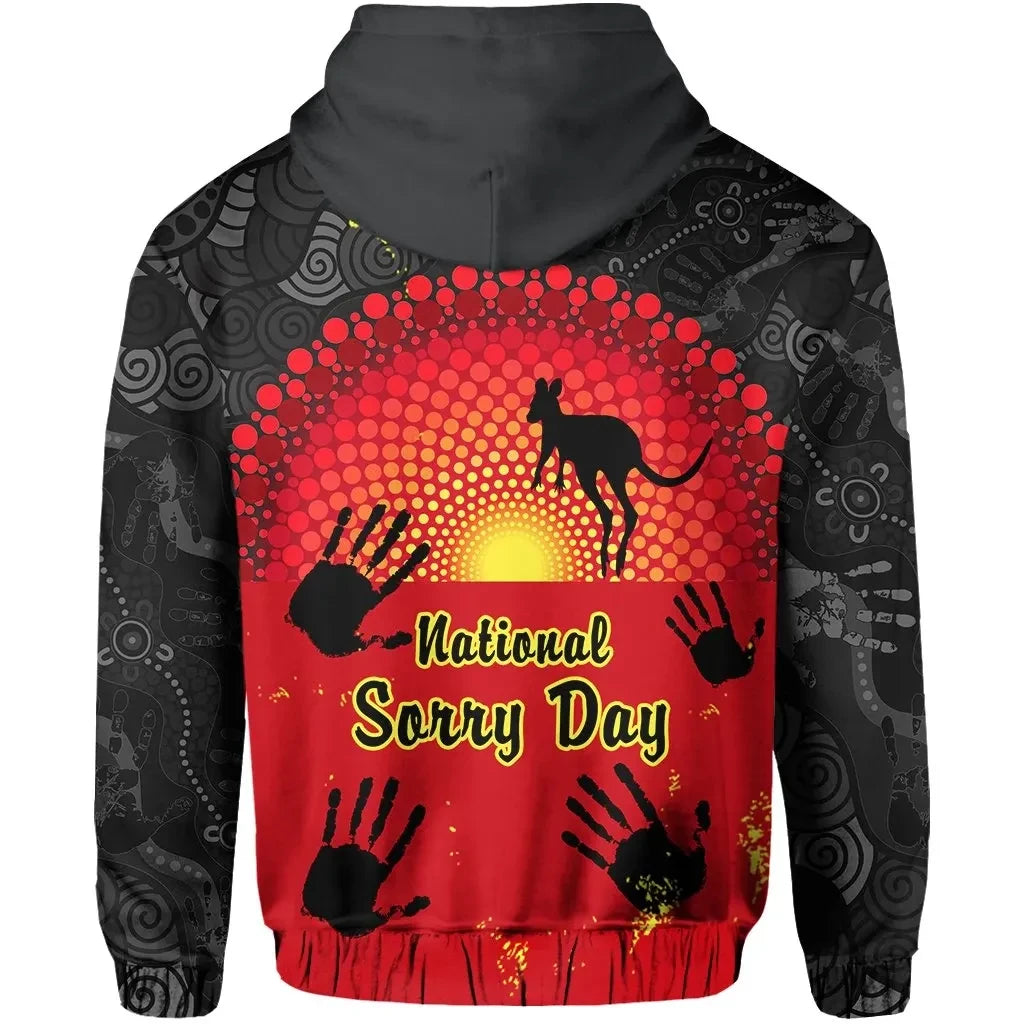 National Sorry Day Hoodie Version 02 Australian Aboriginal