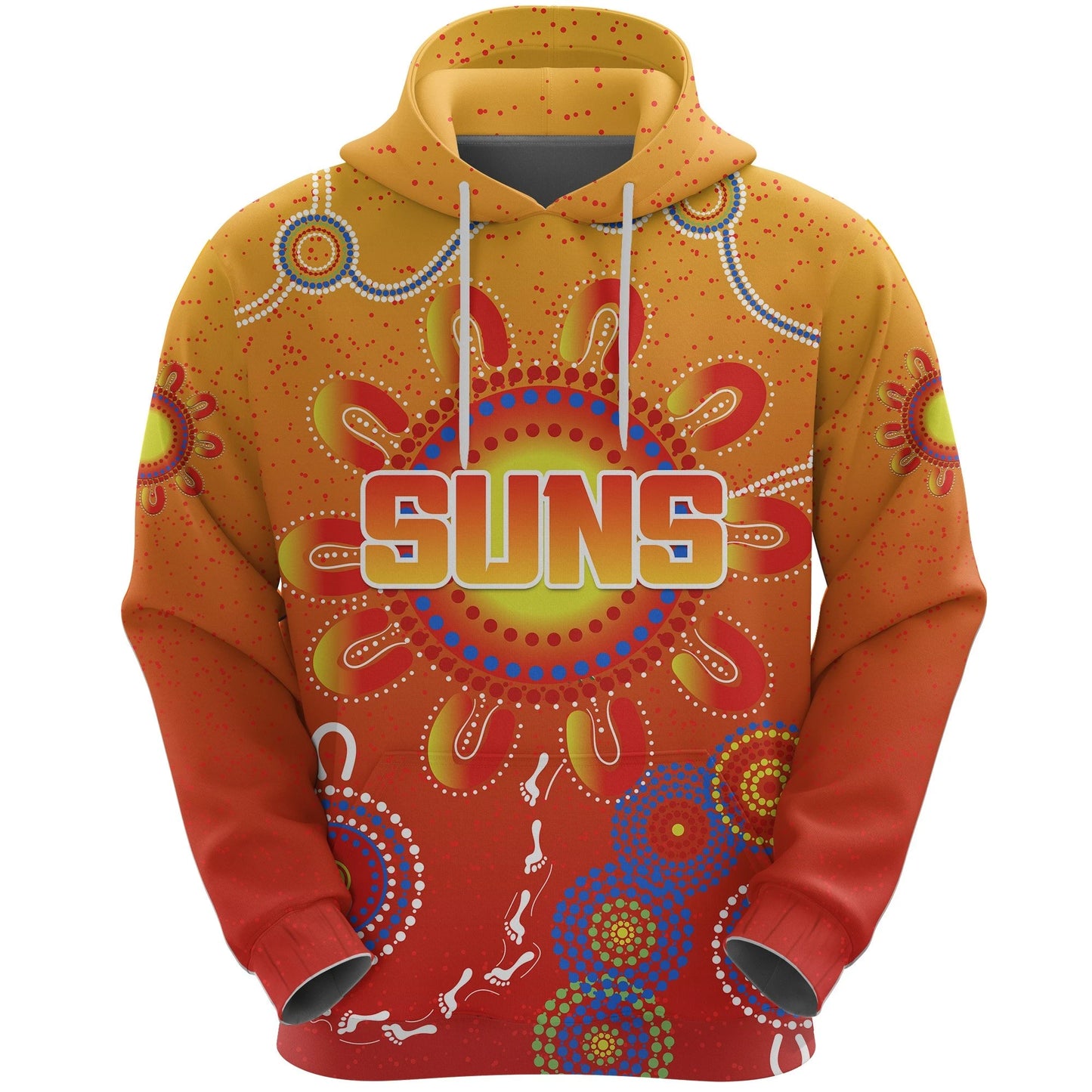 Naidoc Suns Hoodie Gold Coast Indigenous Style