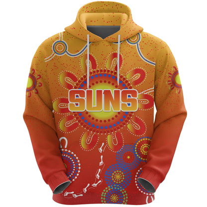 Naidoc Suns Hoodie Gold Coast Indigenous Style