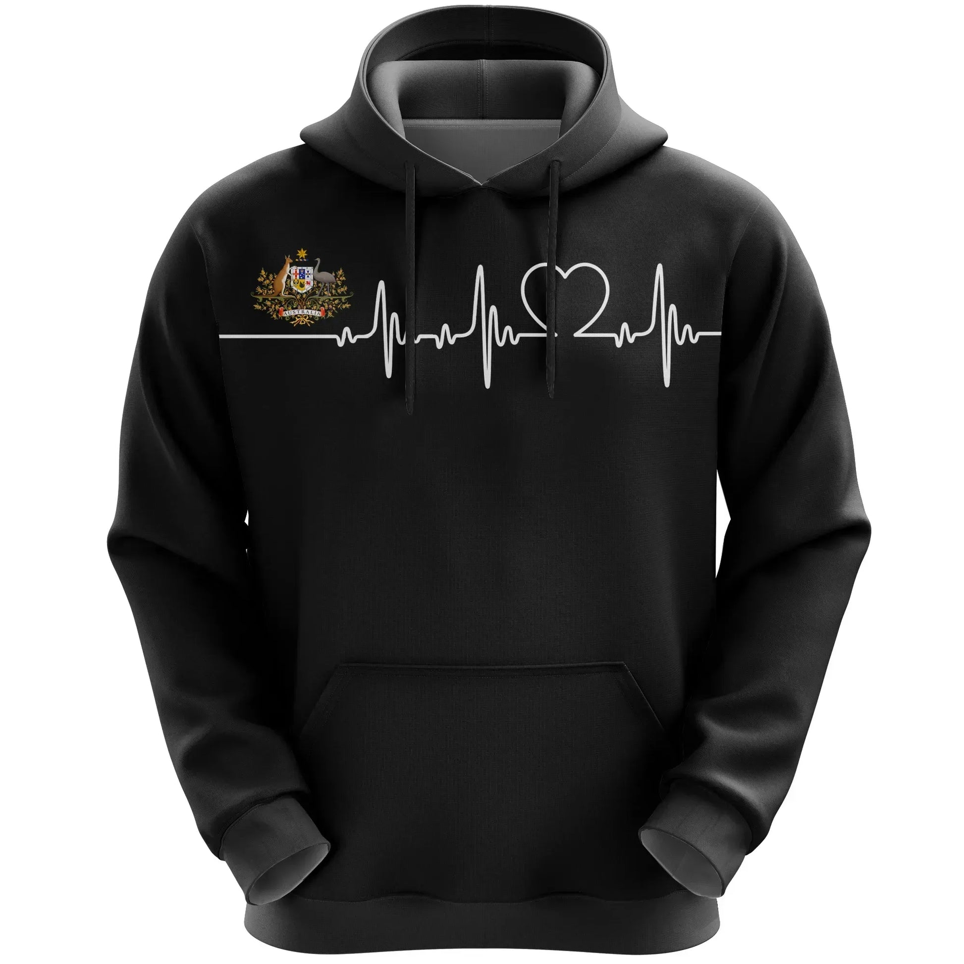 Australia Hoodie Heartbeat Women'S/Men'S