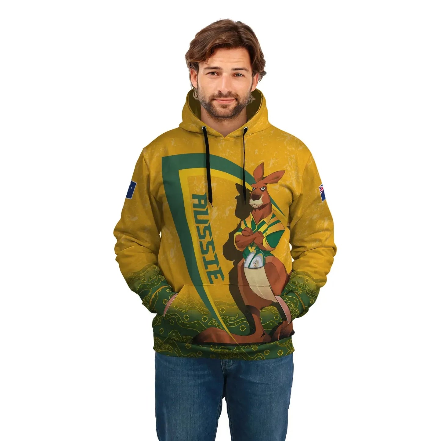 Australia Hoodie Rugby Kangaroo