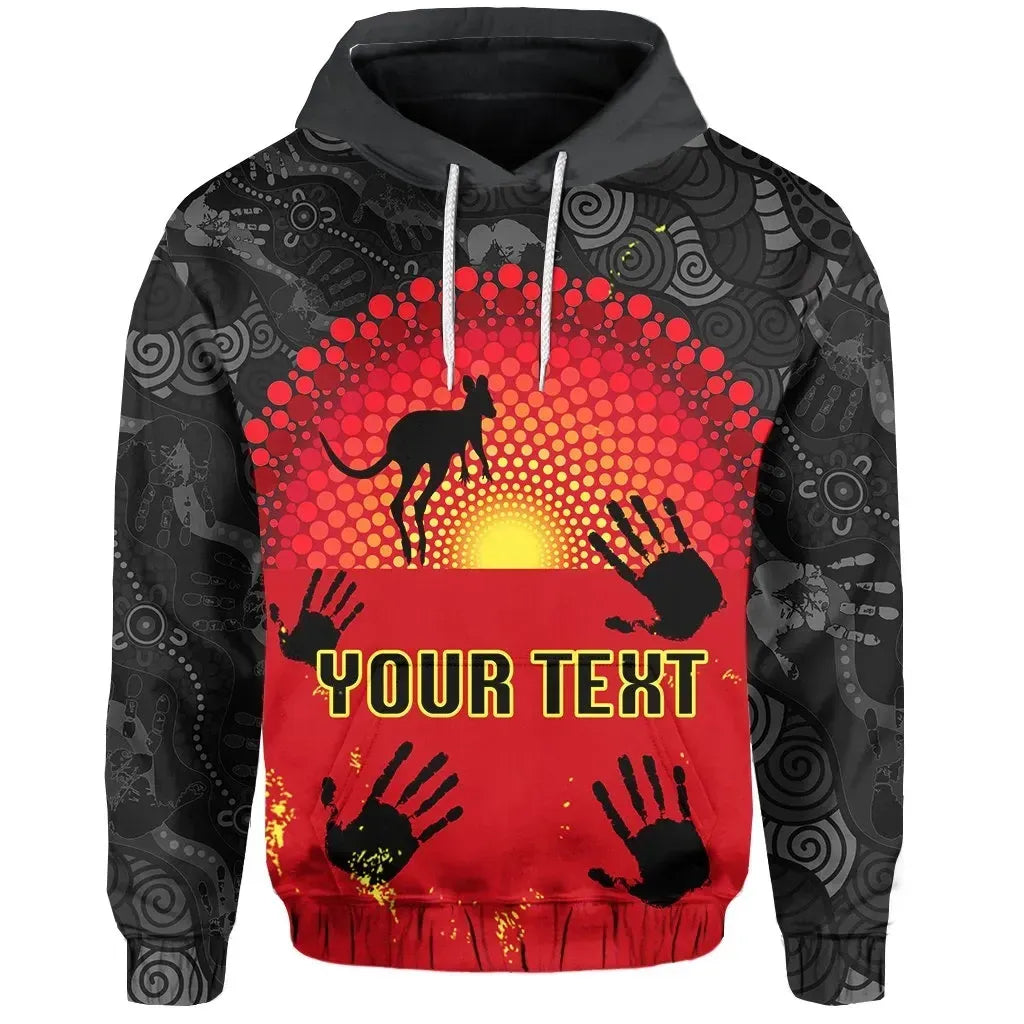 Custom Personalised National Sorry Day Hoodie Version 02 Australian Aboriginal