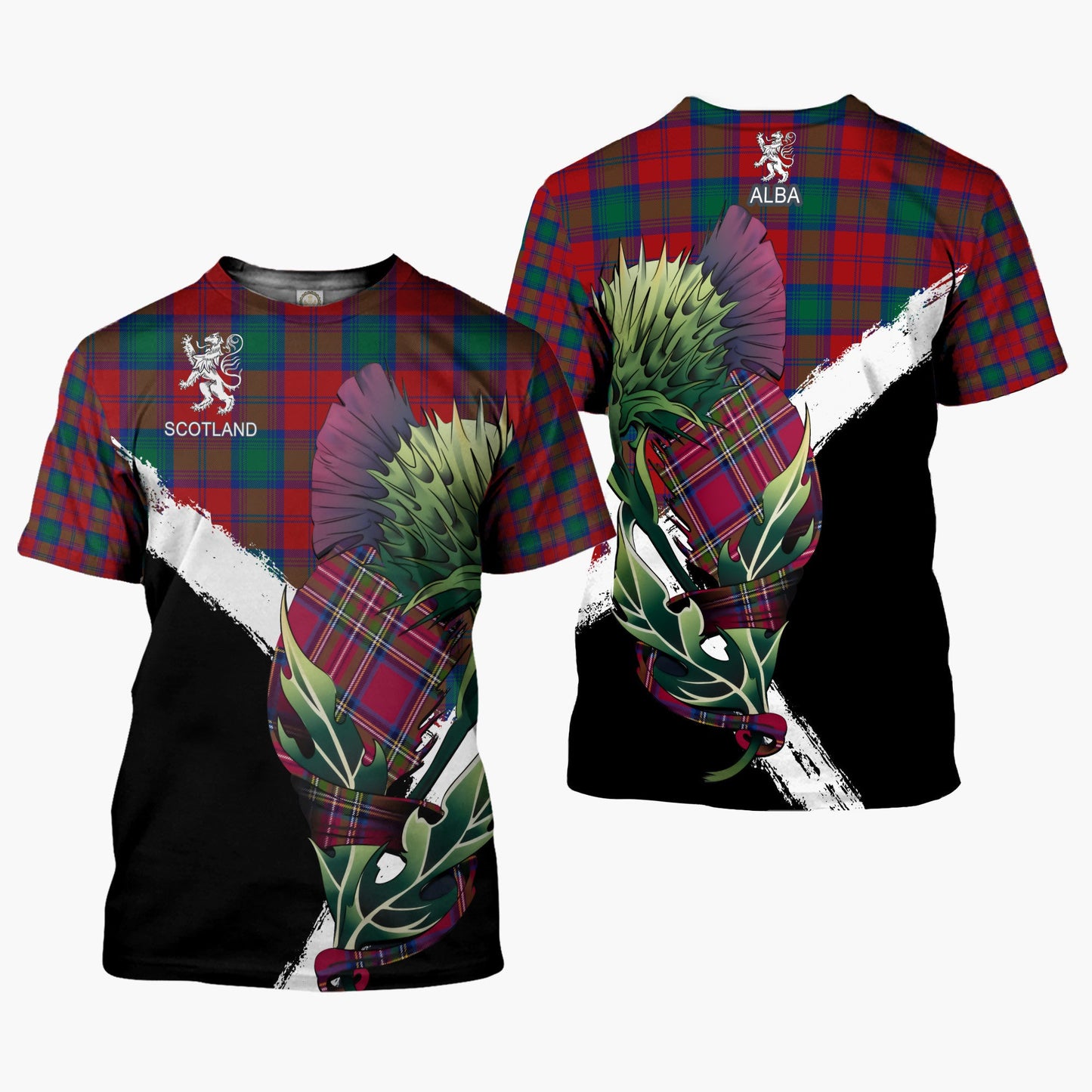 Printivon Fotheringham Clan T Shirt Scottish Thistle Gift