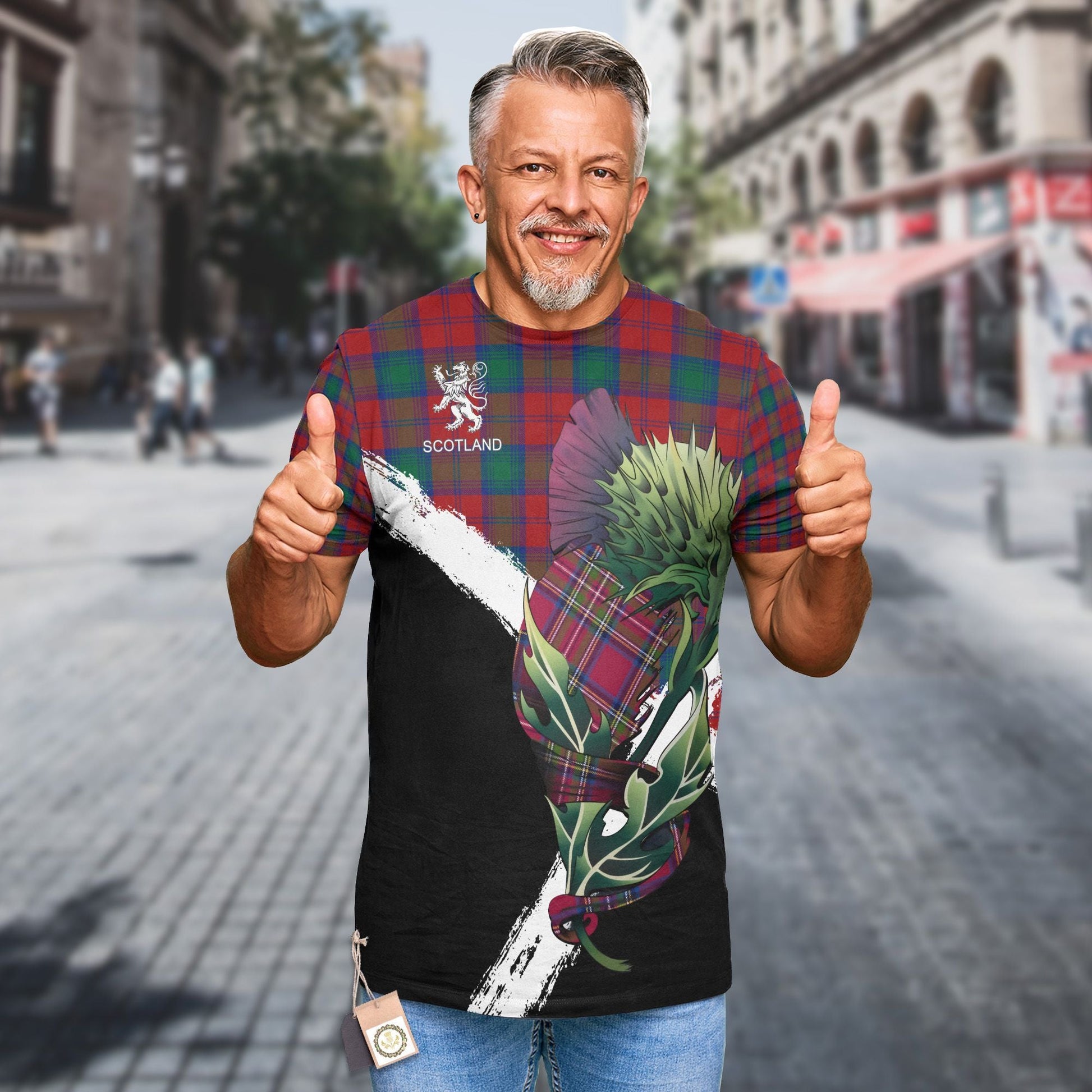 Printivon Fotheringham Clan T Shirt Scottish Thistle Gift