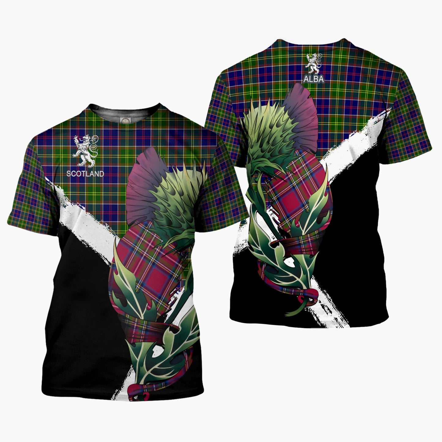 Printivon Dalrymple Clan T Shirt Scottish Thistle Gift