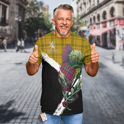 Printivon Houston Clan T Shirt Scottish Thistle Gift