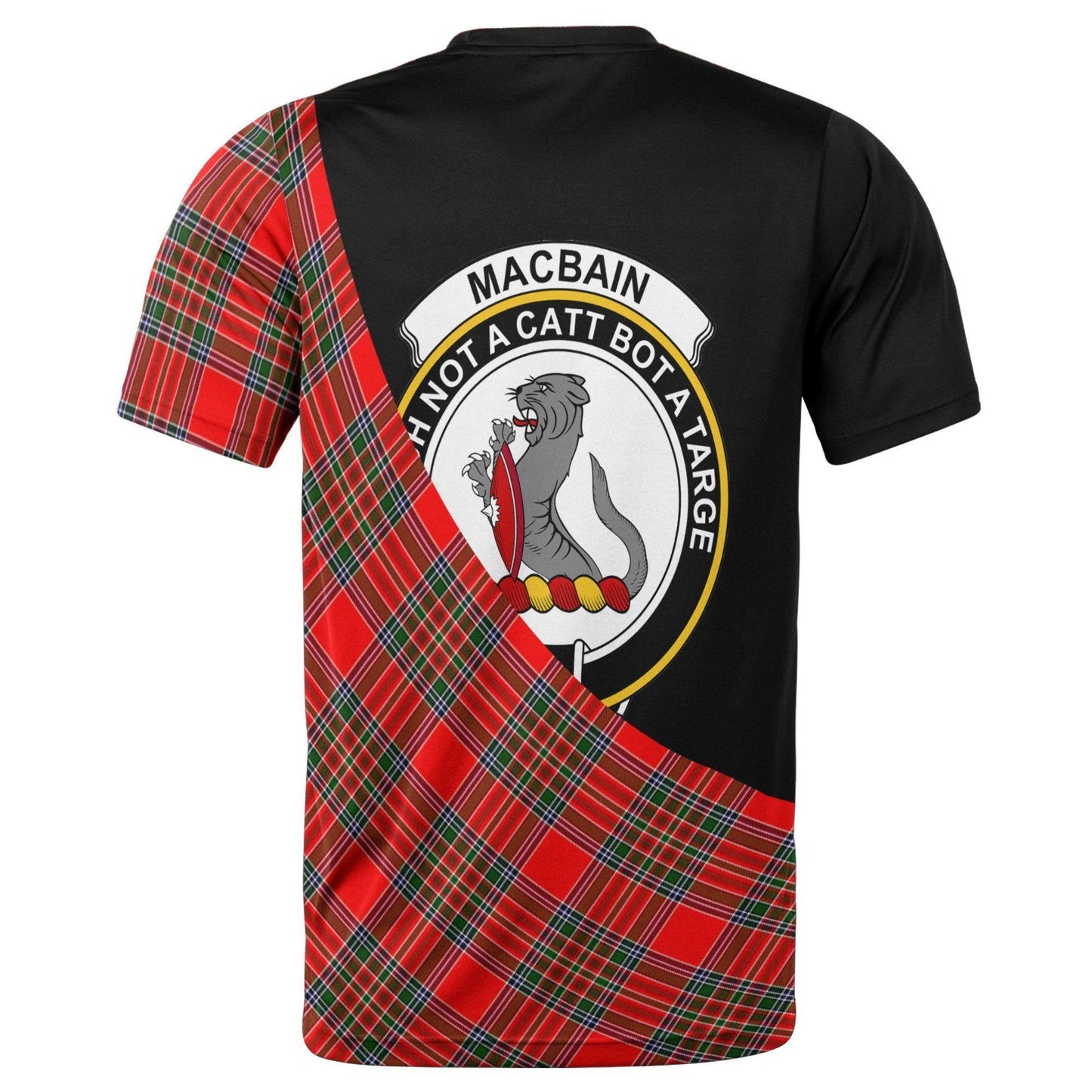 Printivon MacBain Clan Tartan with Kilt Design Personalized Tee Shirt Scotland Gift For Mom and Dad
