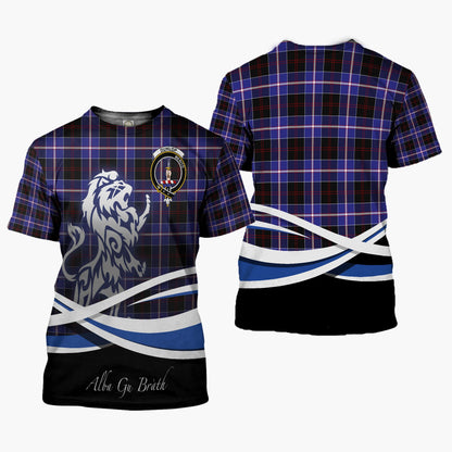 Printivon Dunlop Clan Crest Alba Gu Brath T Shirt Scotland Gift