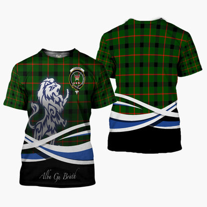 Printivon Lennox (Lennox Kincaid) Clan Crest Alba Gu Brath T Shirt Scotland Gift