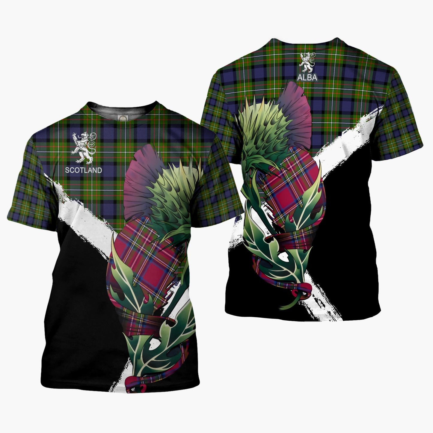 Printivon Ferguson Clan T Shirt Scottish Thistle Gift