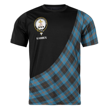 Printivon Garden Clan Tartan with Kilt Design Personalized Tee Shirt Scotland Gift For Mom and Dad