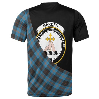 Printivon Garden Clan Tartan with Kilt Design Personalized Tee Shirt Scotland Gift For Mom and Dad