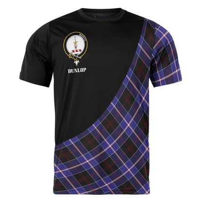 Printivon Dunlop Clan Tartan with Kilt Design Personalized Tee Shirt Scotland Gift For Mom and Dad