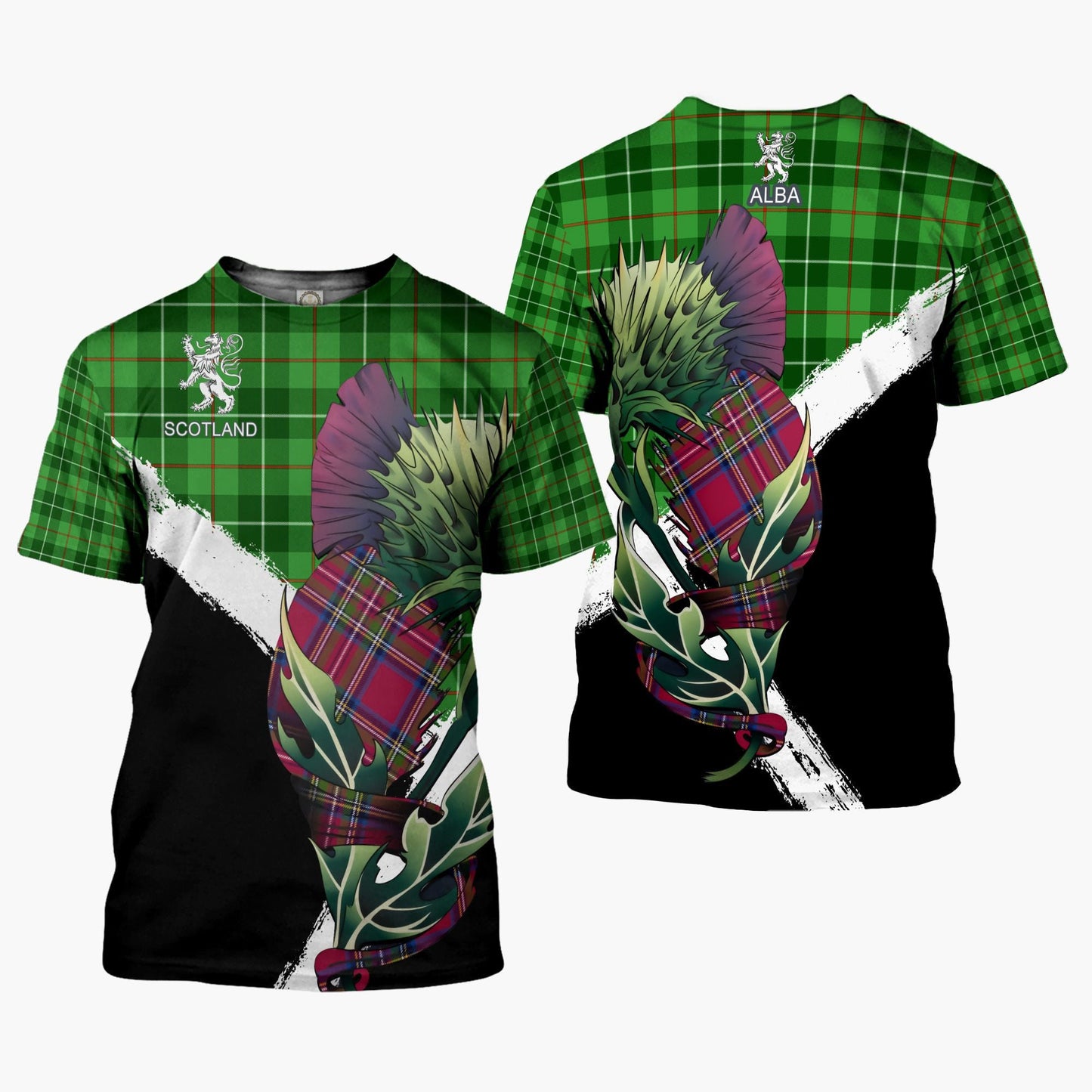 Printivon Galloway Clan T Shirt Scottish Thistle Gift