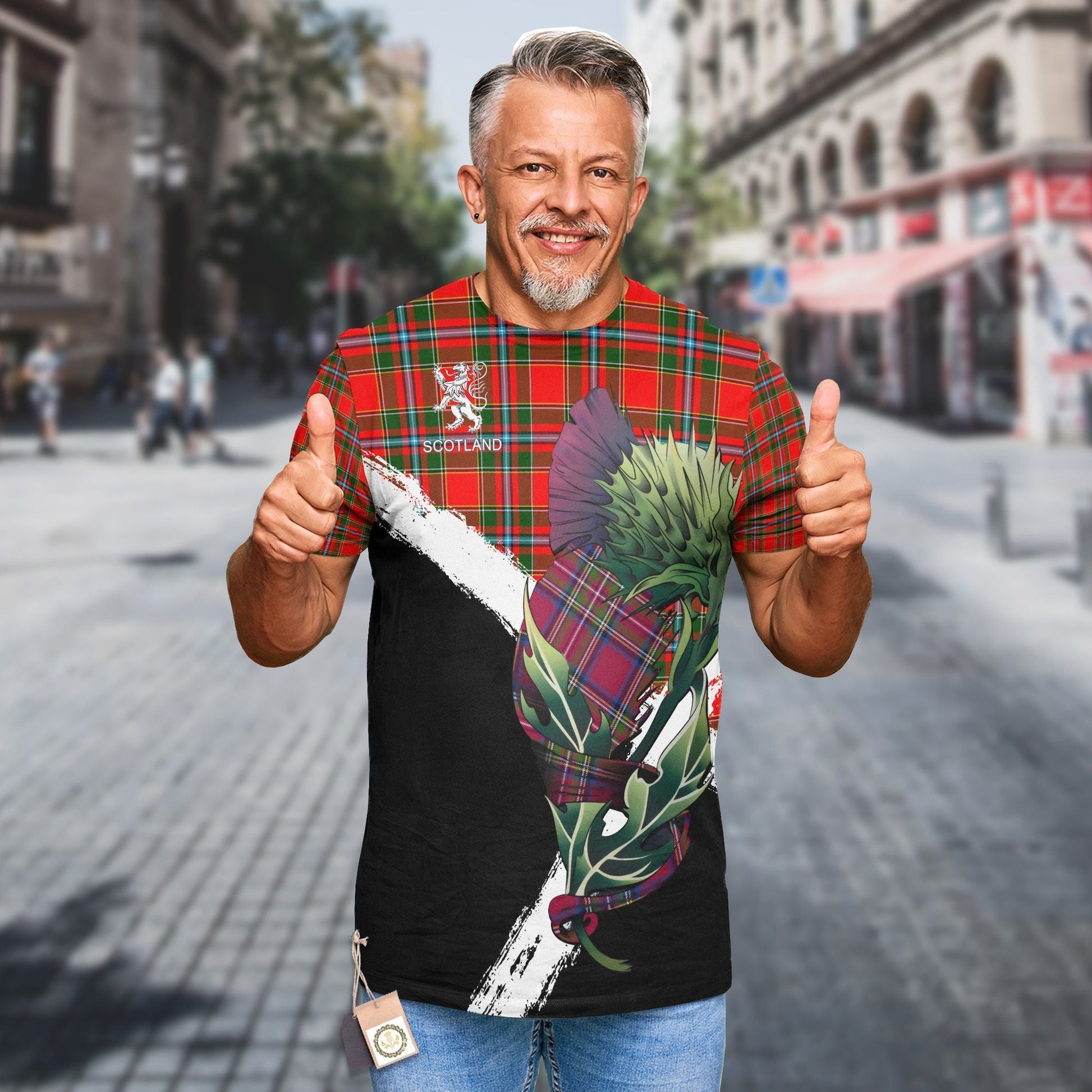 Printivon Drummond Clan T Shirt Scottish Thistle Gift