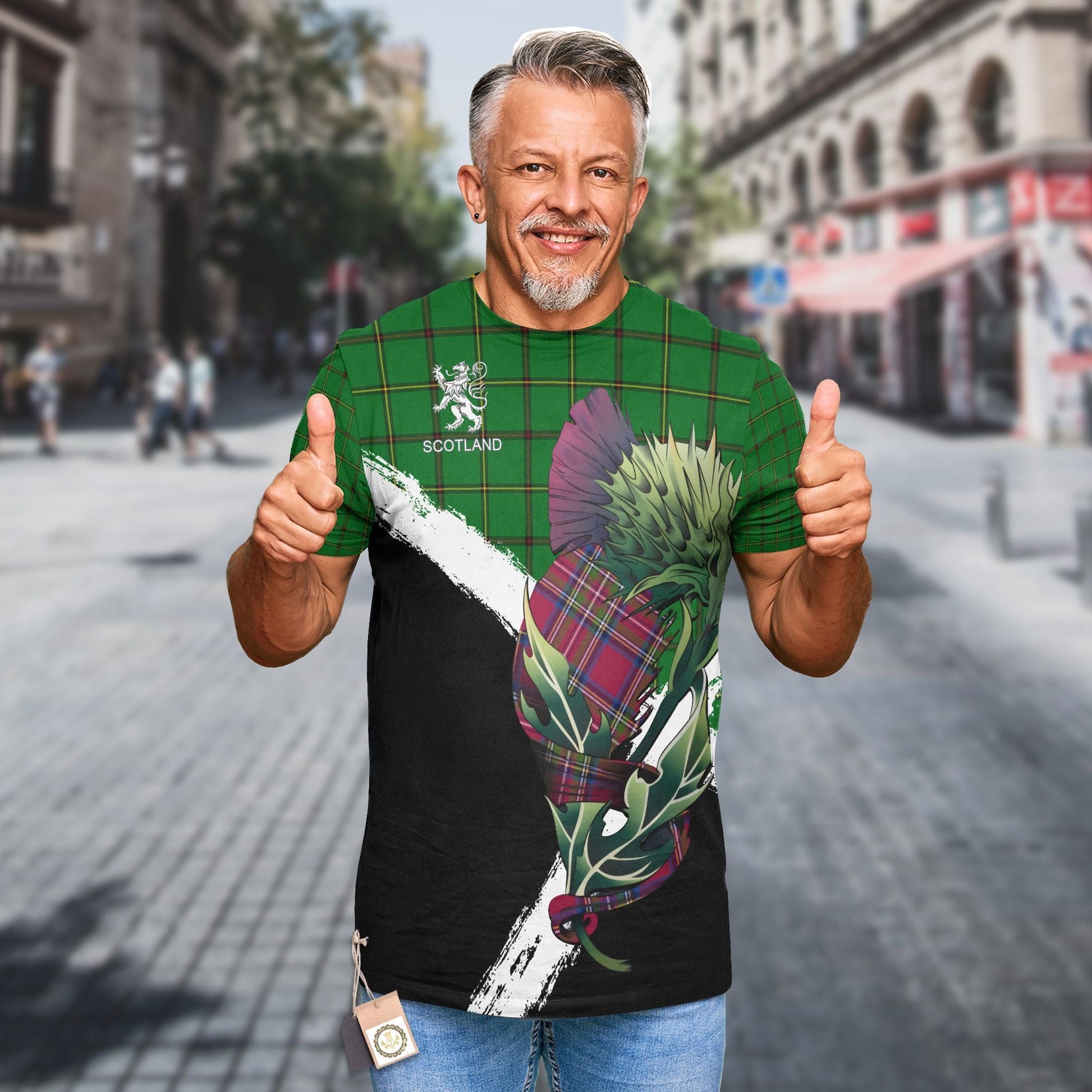 Printivon Don Clan T Shirt Scottish Thistle Gift