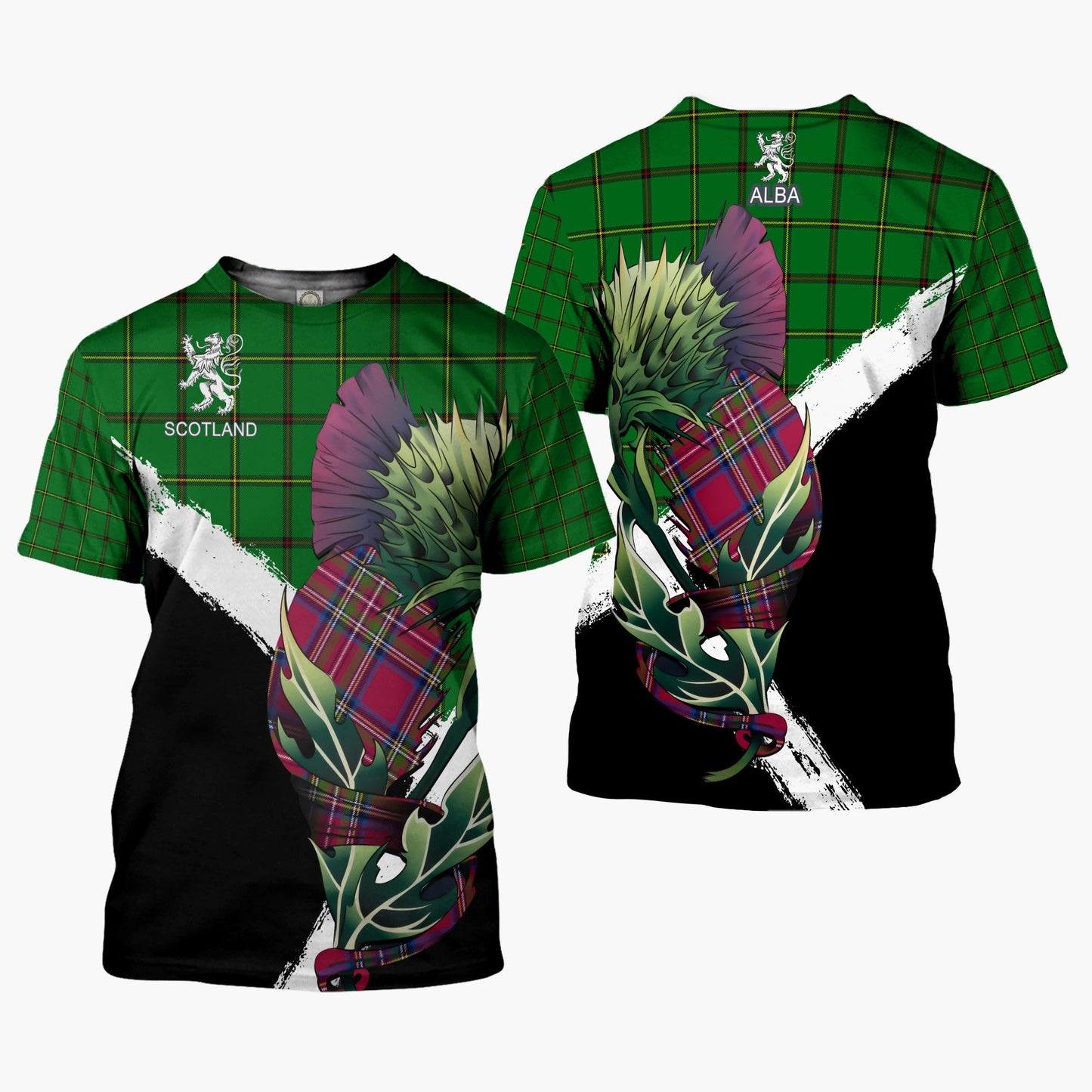 Printivon Don Clan T Shirt Scottish Thistle Gift