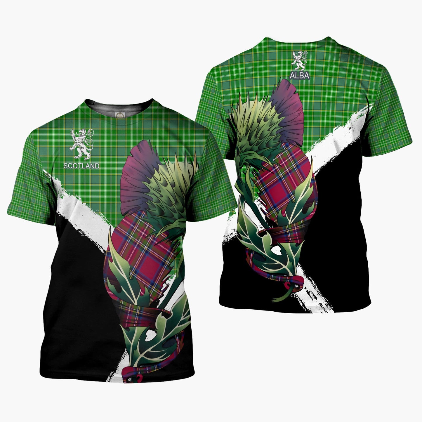 Printivon Currie Clan T Shirt Scottish Thistle Gift
