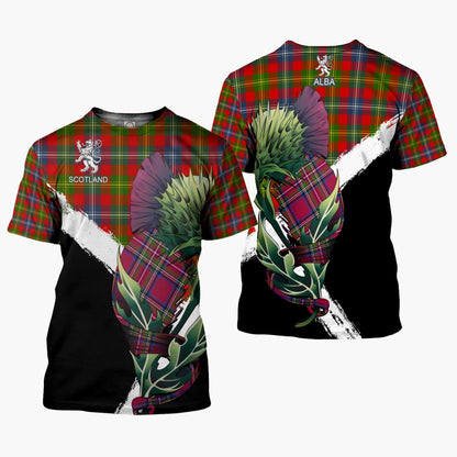 Printivon Forrester Clan T Shirt Scottish Thistle Gift