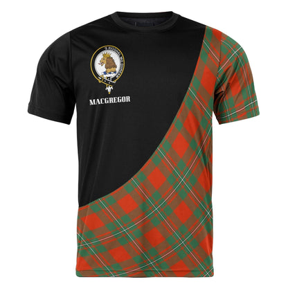 Printivon MacGregor Clan Tartan with Kilt Design Personalized Tee Shirt Scotland Gift For Mom and Dad
