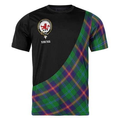 Printivon Young Clan Tartan with Kilt Design Personalized Tee Shirt Scotland Gift For Mom and Dad
