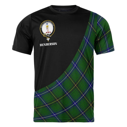Printivon Henderson Clan Tartan with Kilt Design Personalized Tee Shirt Scotland Gift For Mom and Dad