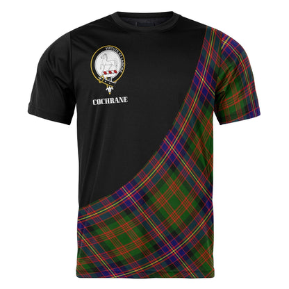 Printivon Cochrane Clan Tartan with Kilt Design Personalized Tee Shirt Scotland Gift For Mom and Dad