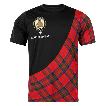 Printivon MacGillivray Clan Tartan with Kilt Design Personalized Tee Shirt Scotland Gift For Mom and Dad